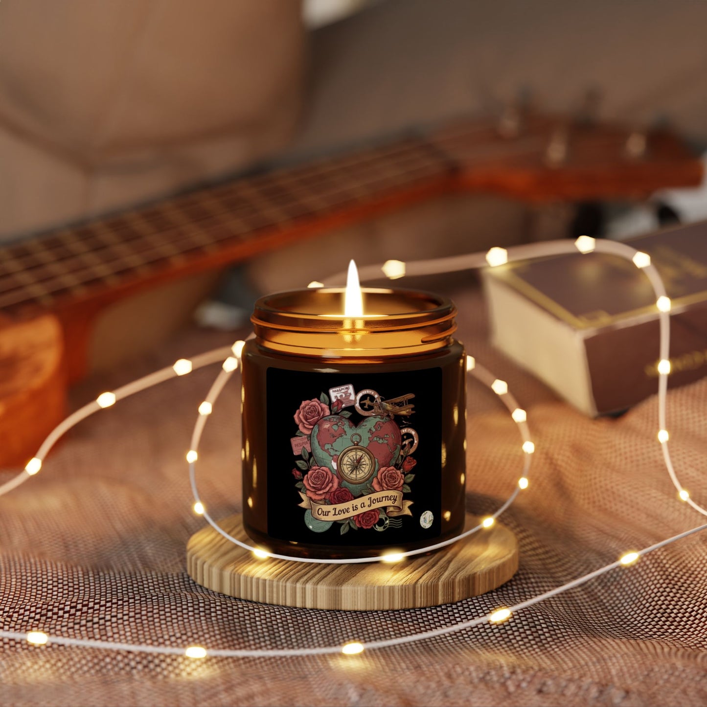 Our Love is a Journey Scented Soy Candle - Valentine's Special