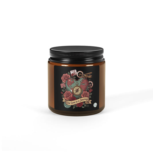 Our Love is a Journey Scented Soy Candle - Valentine's Special