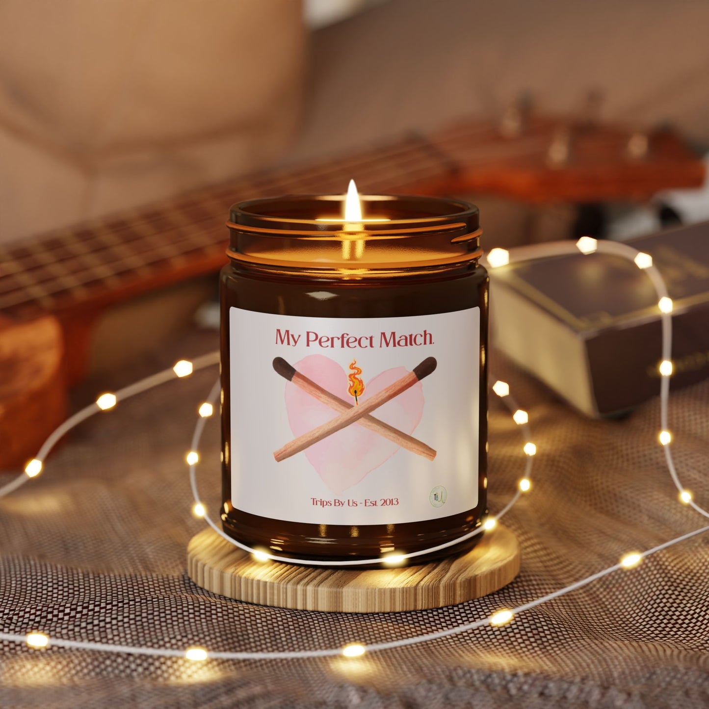 My Perfect Match. Scented Soy Candle - Valentine's Special
