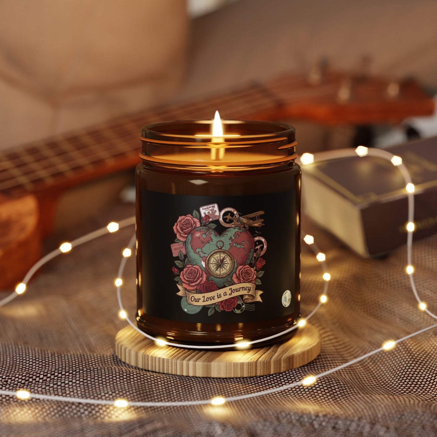 Our Love is a Journey Scented Soy Candle - Valentine's Special