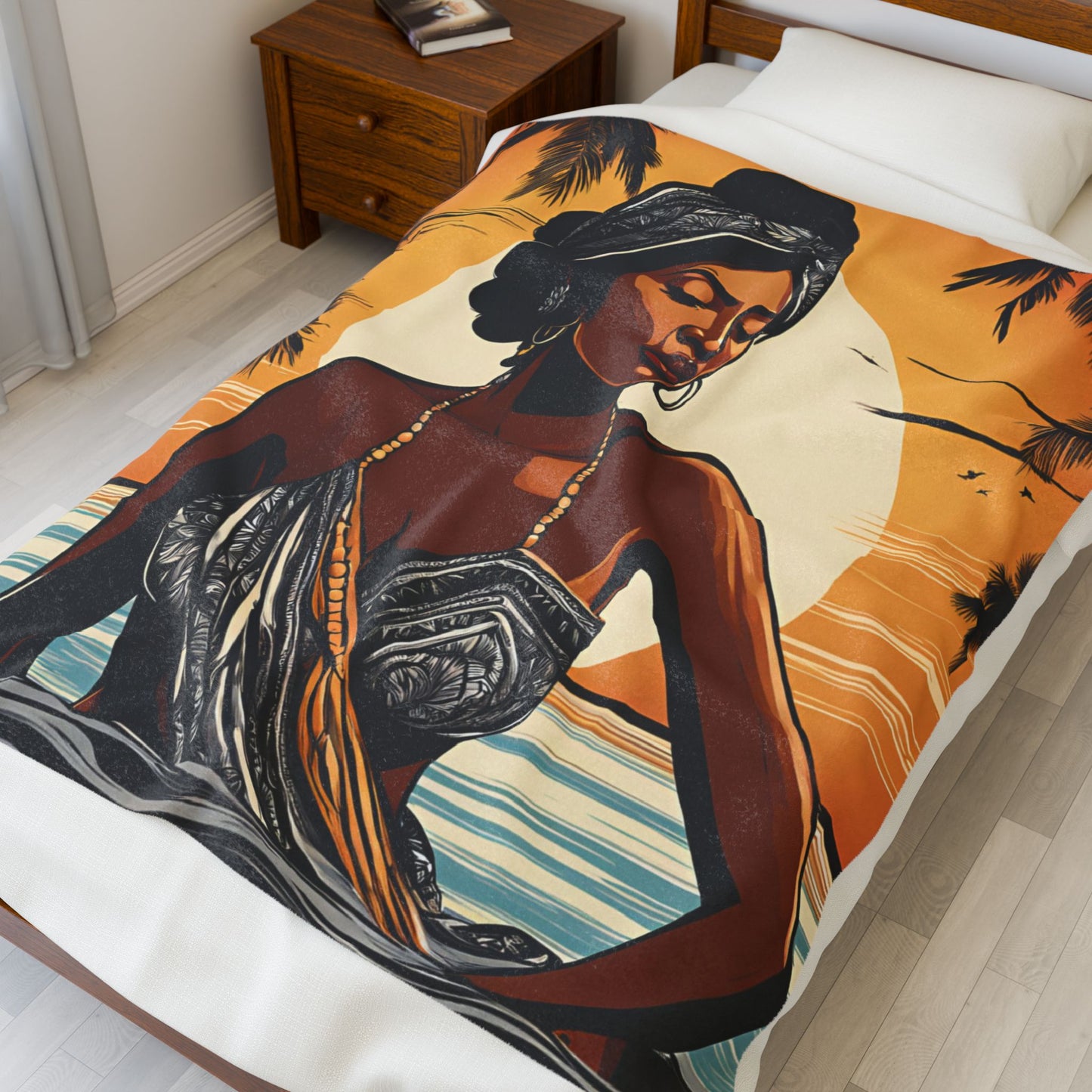 Tranquility Collection Velveteen Plush Blanket